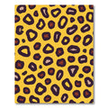 Bold Yellow Leopard Spots Rug