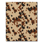 Brown Black Spotted Animal Hide Rug