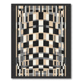 Geometric Checkerboard Illusion Rectangles Rug