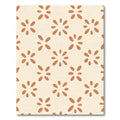 Terracotta Bloom Scatter Rug