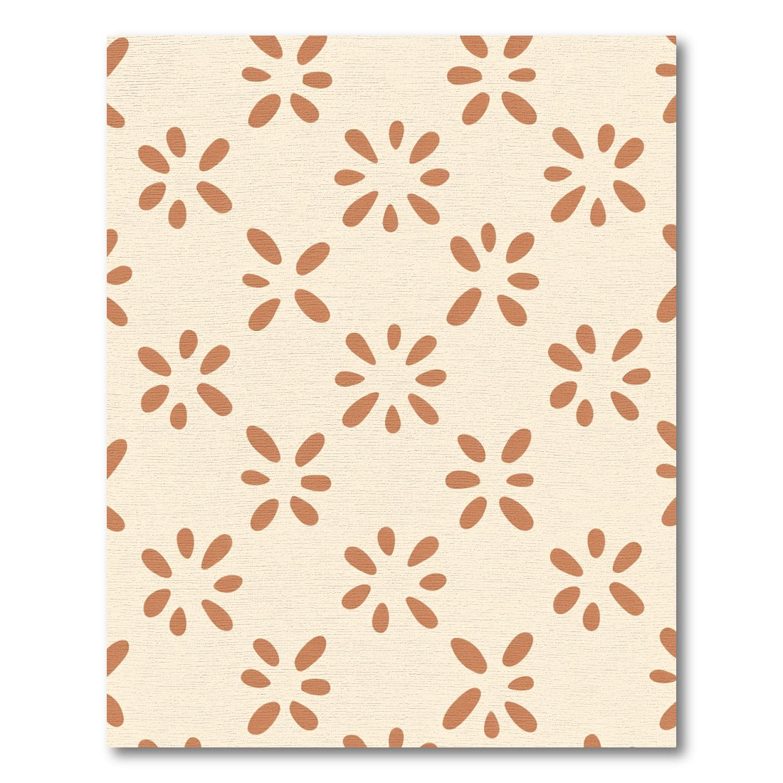 Terracotta Bloom Scatter Rug