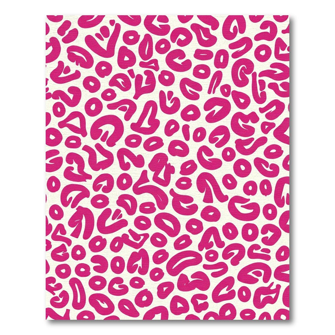 Hot Pink Leopard Spot Rug