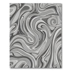 Monochromatic Swirl Abstract Flow Rug