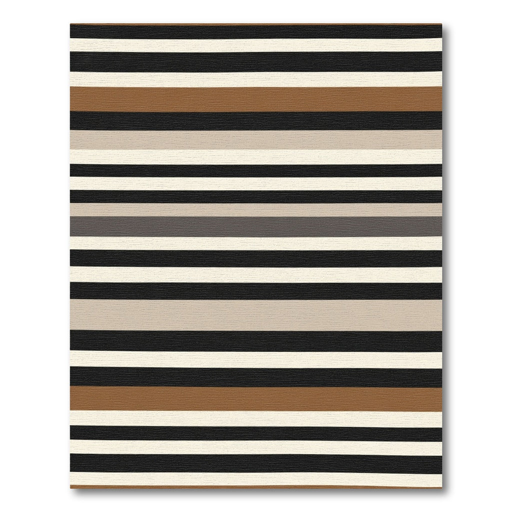 Earthy Tones Wide Stripe Rug