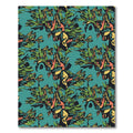 Bold Emerald Abstract Tropical Foliage Rug