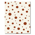 Brown Polka Dot Scatter Rug
