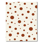 Brown Polka Dot Scatter Rug