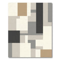 Modern Abstract Rectangle Block Rug