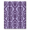 Ornate Regal Damask Plum Rug