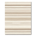 Earthy Beige Horizontal Stripe Rug
