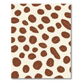 Brown Coffee Bean Scatter Rug