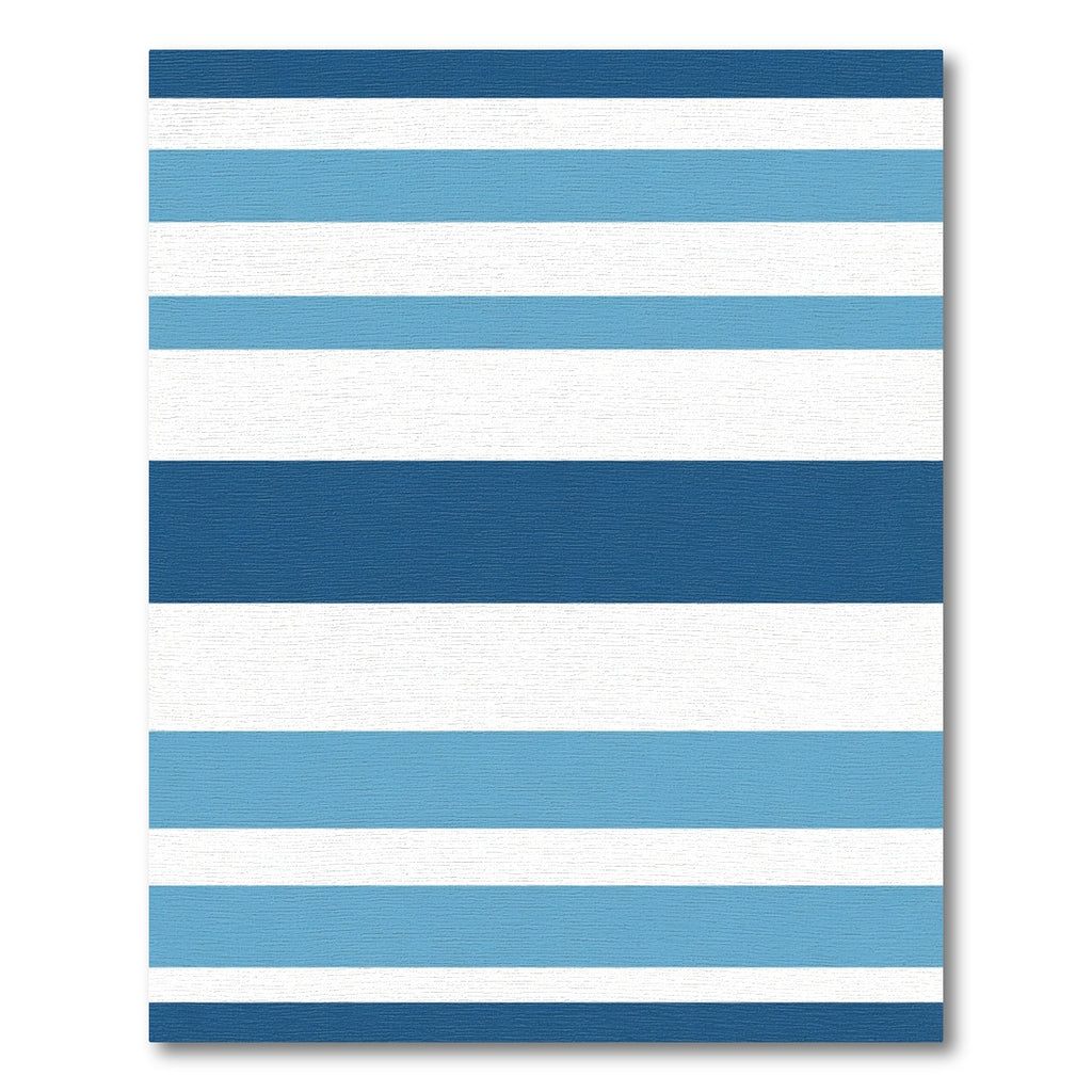 Classic Blue White Stripe Harmony Rug