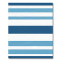 Classic Blue White Stripe Harmony Rug