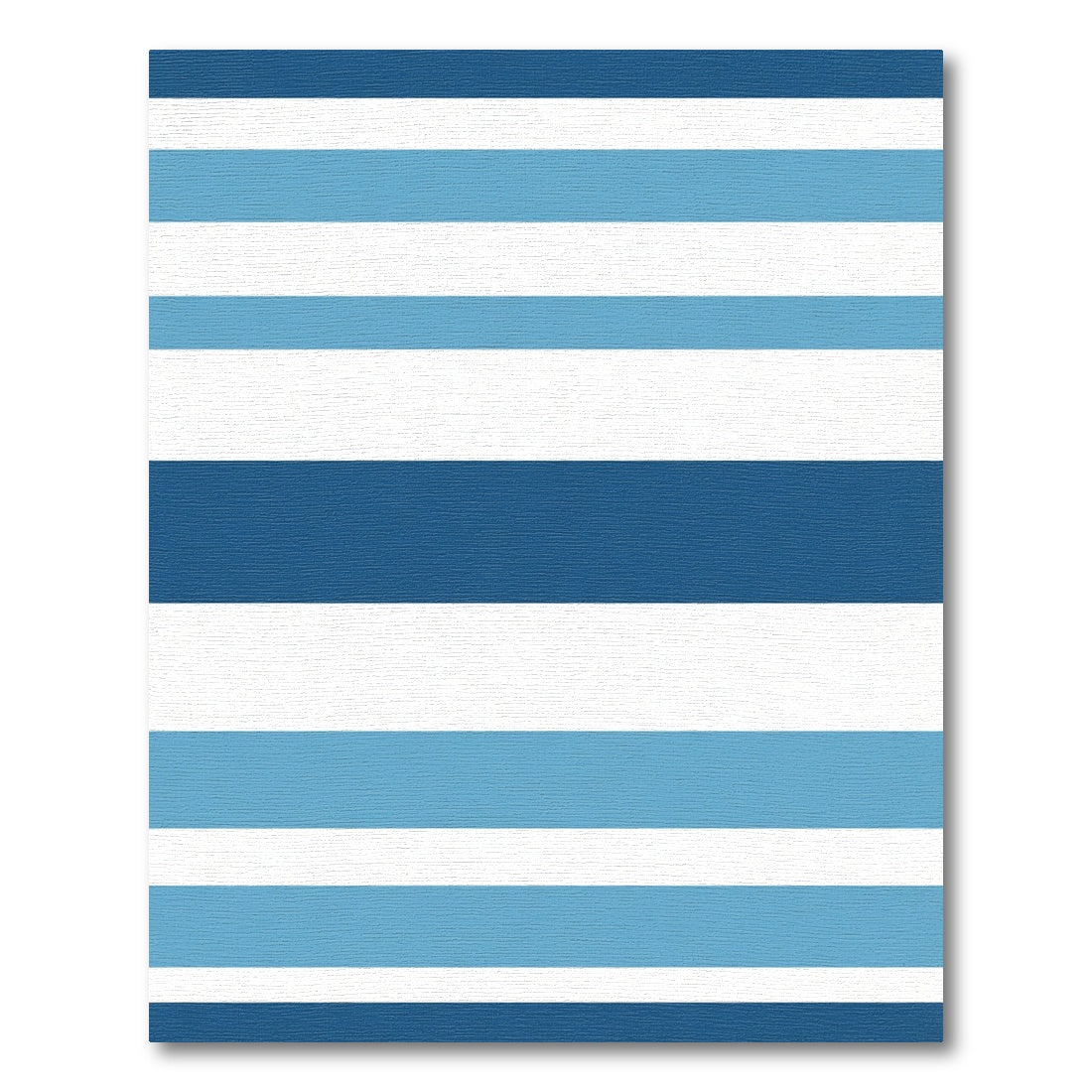 Classic Blue White Stripe Harmony Rug