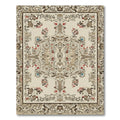 Antique Beige Intricate Floral Medallion Rug