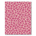 Pink Leopard Spots Contemporary Animal Rug