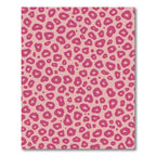 Pink Leopard Spots Contemporary Animal Rug