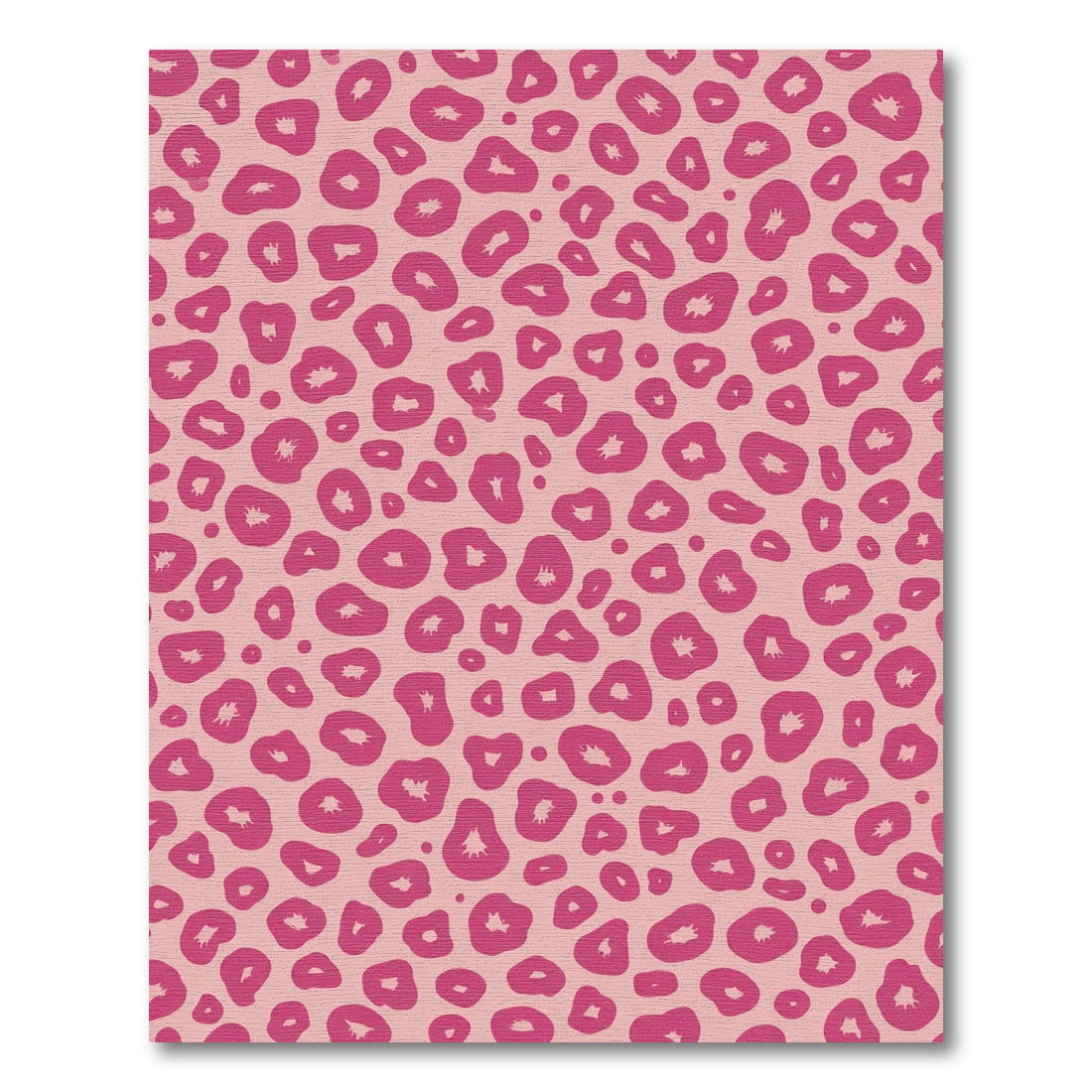 Pink Leopard Spots Contemporary Animal Rug