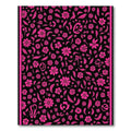 Vibrant Pink Floral Scatter Rug