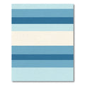 Serene Blue Stripe Harmony Rug