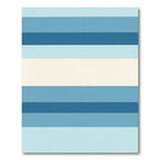 Serene Blue Stripe Harmony Rug