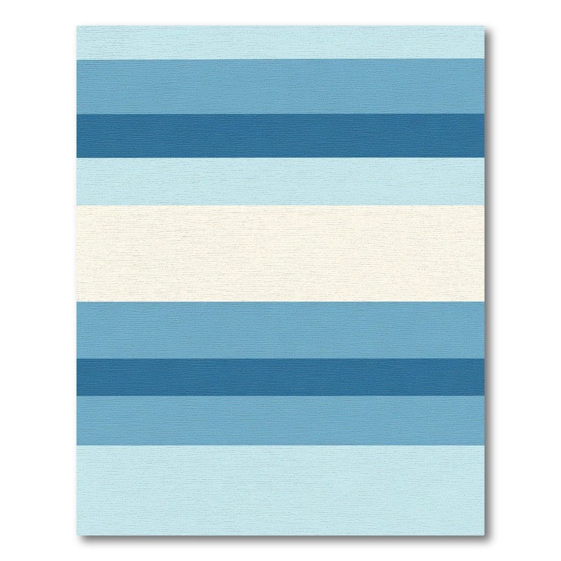 Serene Blue Stripe Harmony Rug