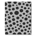 Gray Black Dot Cluster Rug