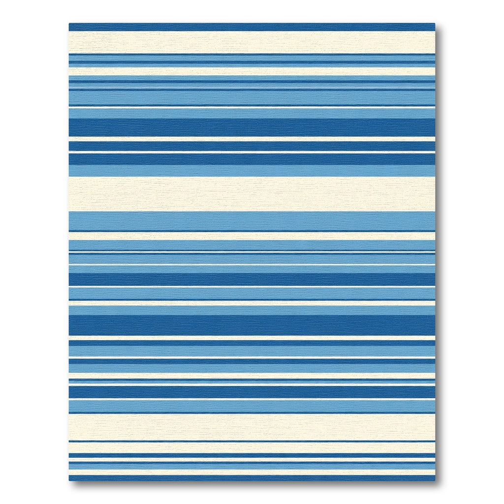 Classic Blue Stripe Harmony Rug