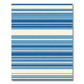 Classic Blue Stripe Harmony Rug