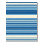 Classic Blue Stripe Harmony Rug