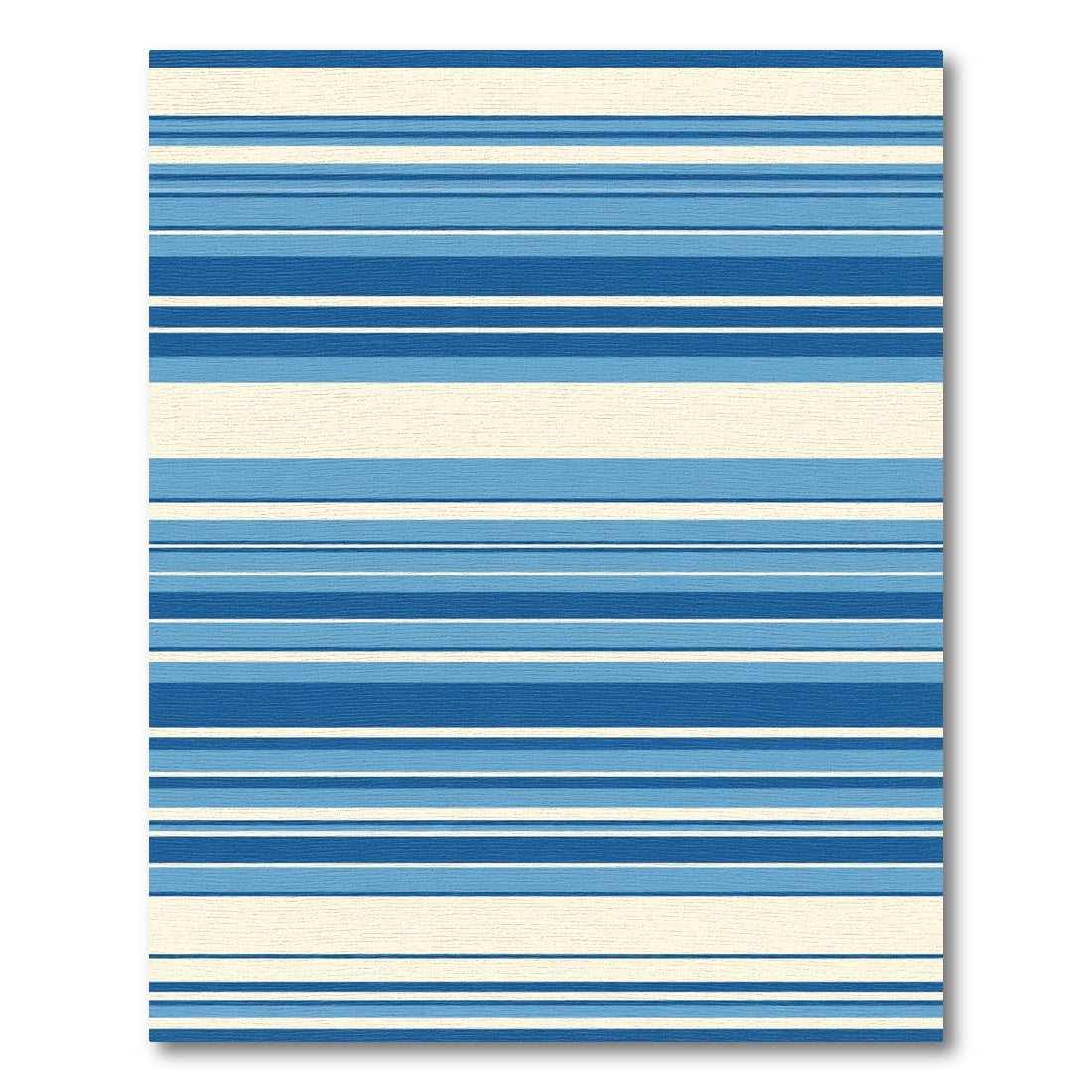 Classic Blue Stripe Harmony Rug