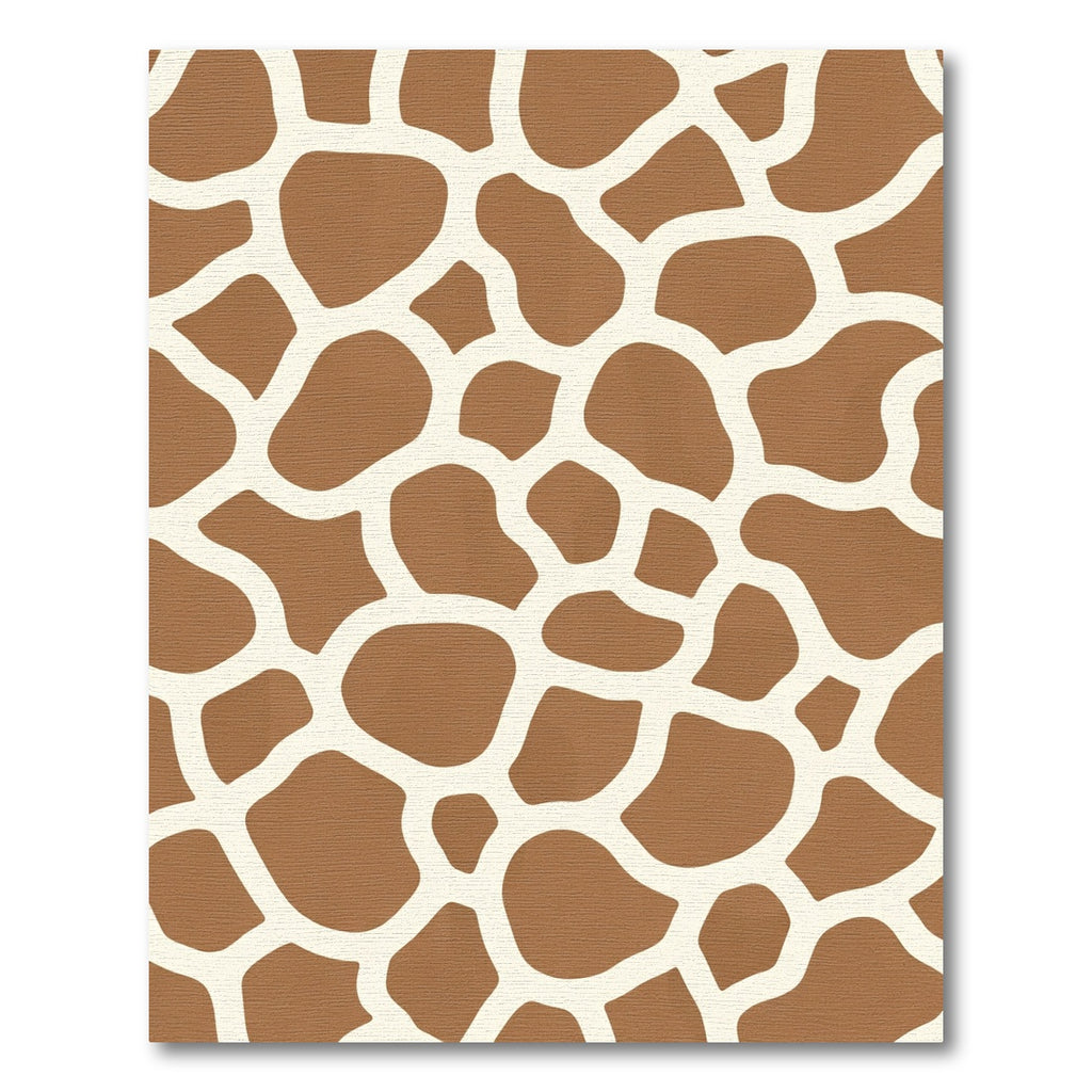 Brown White Giraffe Spot Rug