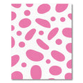 Pink Blob Spot Composition Rug