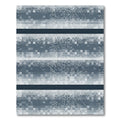 Dusty Blue Pixelated Stripe Blanket Rug