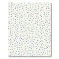 Soft Blue Dots Scattered Cream Backdrop Rug