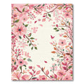 Pink Blooming Branches Floral Wonder Rug