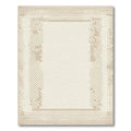 Neutral Tonal Dot Border Frame Rug