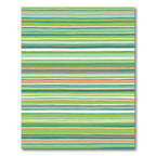 Multi Color Striped Horizontal Rug