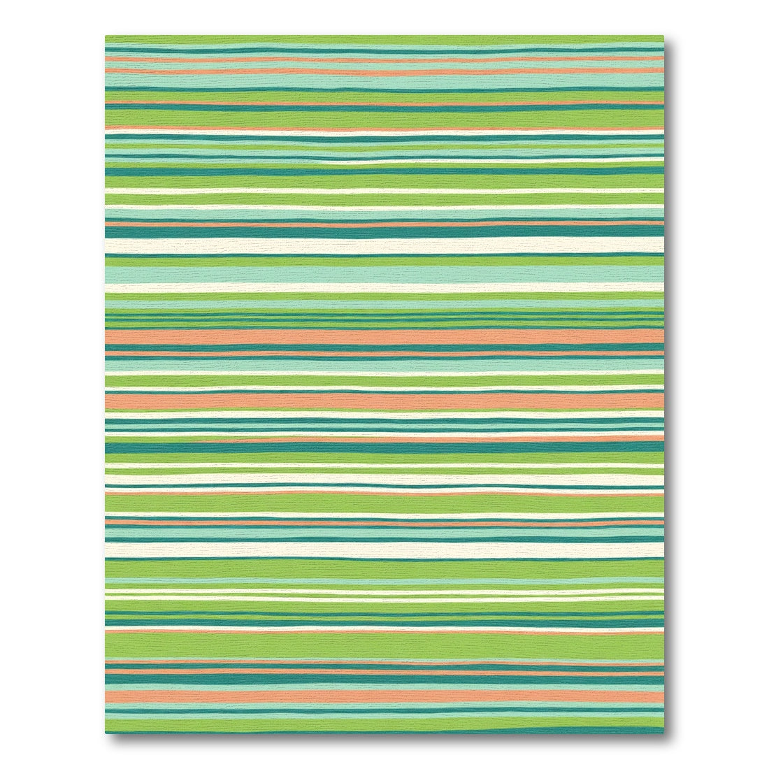 Multi Color Striped Horizontal Rug