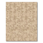 Earthy Camouflage Abstract Organic Rug