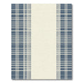 Classic Blue and White Plaid Rug