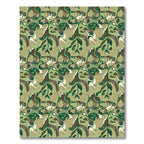 Earthy Abstract Camouflage Foliage Rug
