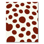 Cream Brown Polka Dot Rug
