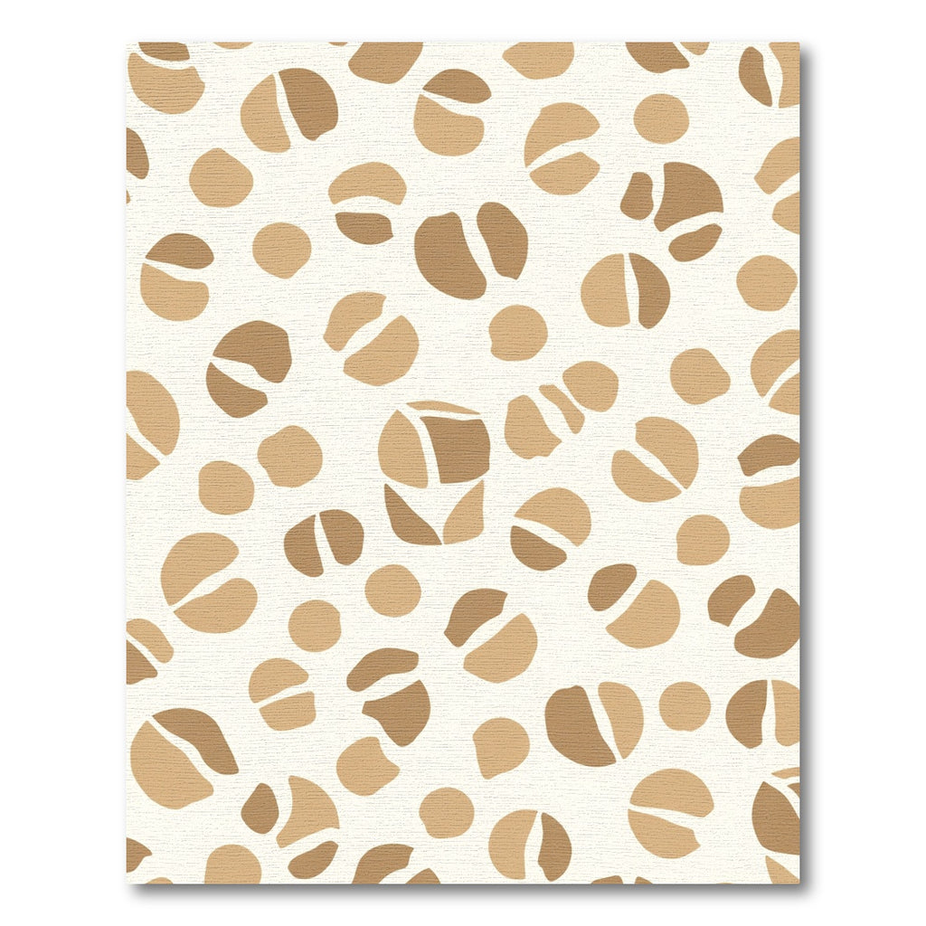 Earthy Tone Abstract Circles Rug
