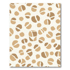 Earthy Tone Abstract Circles Rug