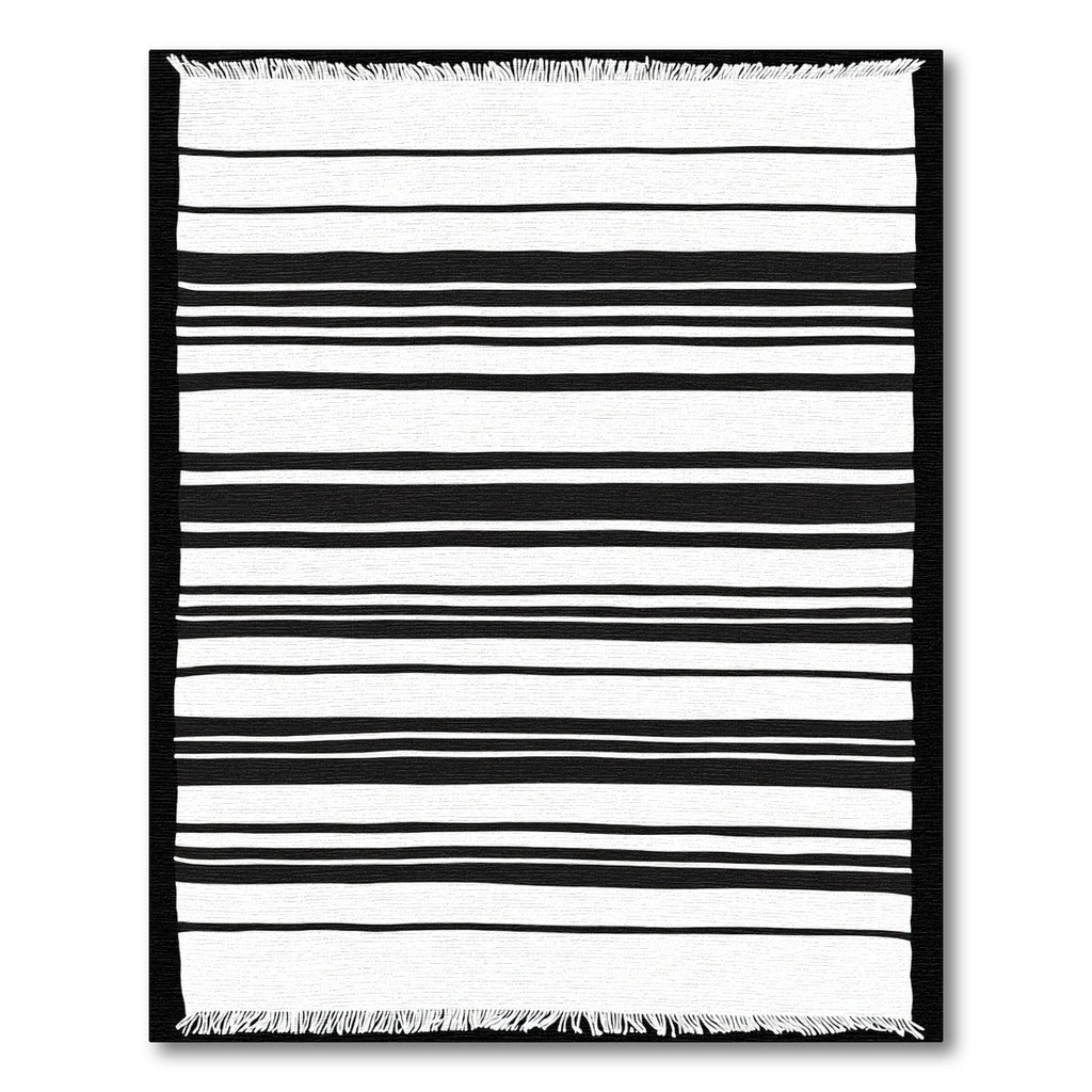 Bold Parallel Band Contemporary Rug