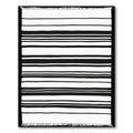 Bold Parallel Band Contemporary Rug