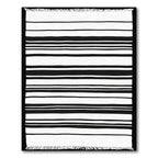 Bold Parallel Band Contemporary Rug