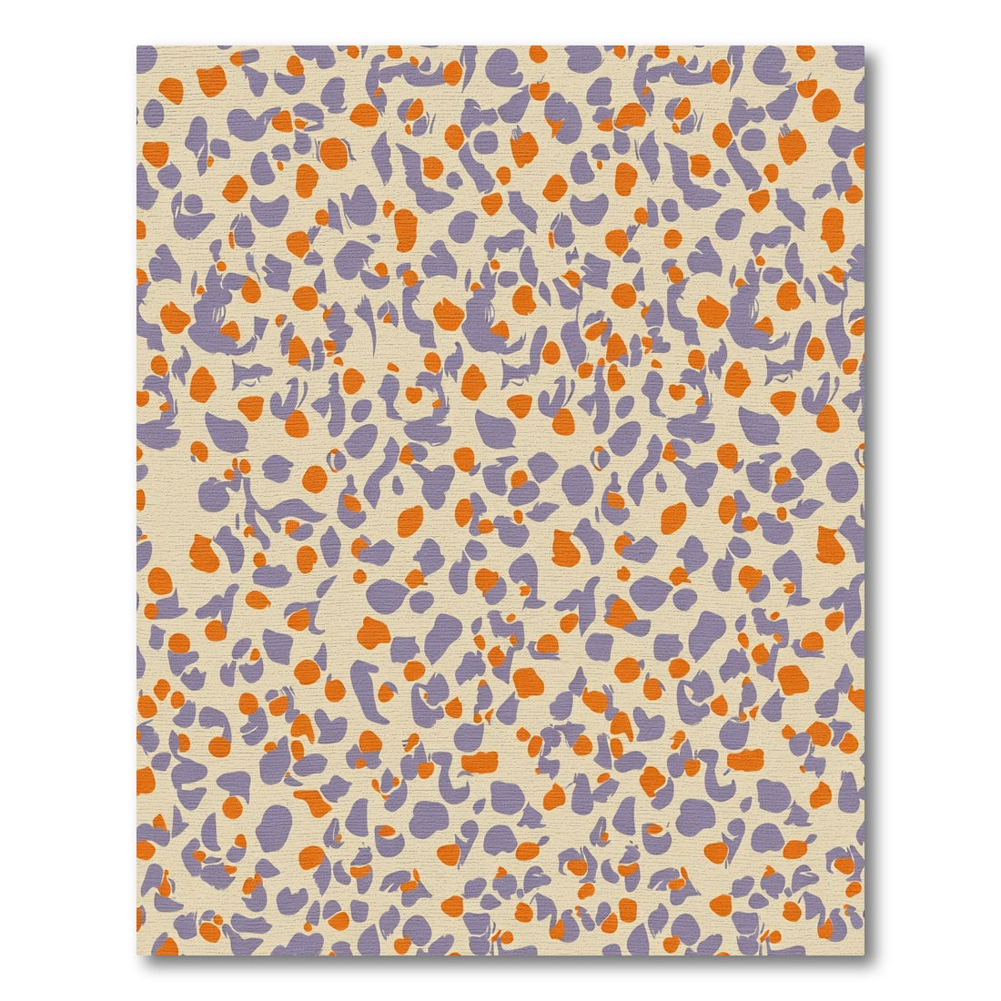 Spotted Lavender Orange Pebble Texture Rug