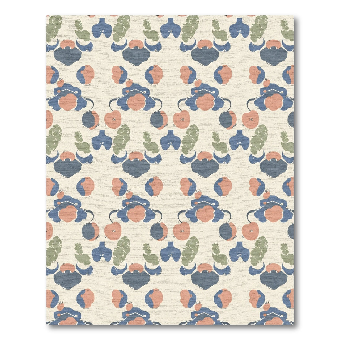 Nautical Abstract Organic Shapes Rug